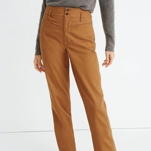 Madewell Tapered Pants Pieced Yoke Edition